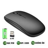  Chuột Không Dây 2.4g Siêu Mỏng Sạc Pin Tiện Dụng Dành Cho Máy Tính / Laptop -dc4953 