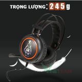  Tai nghe chụp tai chuyên game V6 đèn LED màu Cổng usb âm thanh 7.1 -dc3420 