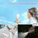  Quạt mini Quạt Cầm Tay Đa Năng 3 Trong 1 Quạt Kiêm Đèn Pin và Sạc Dự Phòng Có Thể Gấp Gọn Pin Cực Trâu 2000mAh -dc4036 