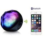  Loa bluetooth di động V5 hình cầu pha lê led đổi màu cực đẹp hỗ trợ thẻ nhớ,âm thanh nổi siêu trầm 