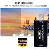  Mini Video Capture Card USB 2.0 HDMI Video Grabber cho PS4 Game DVD Máy quay phim HD Camera ghi lại Live -dc4718 