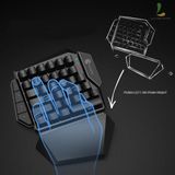  GameSir Z2 Bàn Phím Cơ 1 tay kiêm battledock | Hỗ Trợ Android/ IOS Chơi Game Pubg, Fortnite trên điện thoại...-dc3930 