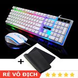  Bộ Bàn Phím Kèm Chuột Máy Tính Con Báo Có LED 7 Màu Ấn Tượng tặng lót chuột -dc2551 