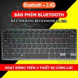  Bàn Phím Mini Yindiao KB-1 Pin Sạc Kết Nối Bluetooth USB 2.4 Dùng Cho Smartphone Máy Tính Laptop -dc4748 