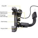  Giá đỡ xe máy,Kẹp xe máy 4 cạnh 2in1 có cổng Sạc USB mẫu mới HÀNG CHUẨN LOẠI 1 -DC3733 