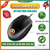 Chuột máy tính, chơi game có dây G3SE thiết kế nhỏ gọn, Led bao quanh đẹp mắt, DPI tùy chỉnh -dc4729 