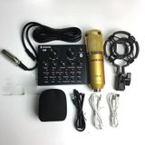  Combo Soundcard V8 Zansong Có Bluetooth + Mic Karaoke Livetream BM 900, Có AutoTune Chuẩn Phòng Thu 