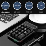  Bàn phím kế toán số không dây giả cơ 2.4GHz 19 phím -DC4204 