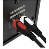  Dây Loa 3.5mm Sang 2 Đầu AV 1,8m -Cáp Audio 3.5 Ra 2 Đầu RCA JQB-122 -DC3365 