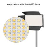  Đèn led U600 U800 bóng 3200-5600k điều chỉnh nhiệt độ - đèn chụp ảnh phòng thu ánh sáng quay video livestream studio 