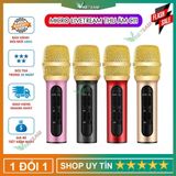  Bộ micro thu âm karaoke livestream C11 Kèm đầy đủ phụ kiện Hát karaoke livetream Phiên bản tiếng Anh 