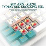  Bàn Phím CƠ ZIYOU K3 Cao Cấp, Phím Gõ Êm, Led rainbow 10 Chế Độ Led Dùng Cho Máy Tính, PC, Laptop -dc4960 