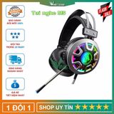  Tai nghe chuyên game thủ có dây M5 Đèn LED RGB Có Mic Headphone gaming DC3990 