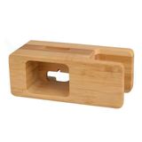  Giá đỡ để điện thoại và đồng hồ thông minh bằng gỗ tre -dc4797 
