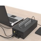  Bộ chia USB HUB Orico 20 cổng USB 2.0 IH20P-BK  làm phone farm ,sạc điện thoại ...  - Hàng Chính Hãng -dc4971 