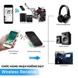  Bộ chuyển đổi thu phát tín hiệu bluetooth 5.0 không dây dành cho loa máy nghe nhạc MP3 với cổng cắm AUX 3.5mm B6-dc4192 