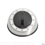  Đồng Hồ Hẹn Giờ Nấu Ăn Bằng Thép Không Gỉ 60 Phút -dc4677 