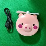  Quạt sạc tích điện mini kèm gương có đèn led cute -dc3747 