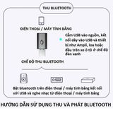 Thiết bị thu phát âm thanh Usb bluetooth 5.0 đa chức năng jack 3.5mm cho loa ô tô tai nghe bluetooth 