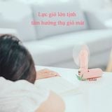  Quạt mini Quạt Cầm Tay Đa Năng 3 Trong 1 Quạt Kiêm Đèn Pin và Sạc Dự Phòng Có Thể Gấp Gọn Pin Cực Trâu 2000mAh -dc4036 