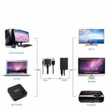  Bộ cáp chuyển đổi tín hiệu từ VGA sang HDMI có âm thanh dây cáp Micro USB FULL HD 1080P vga to hdmi 