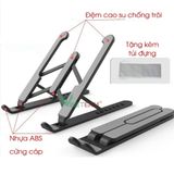  Giá đỡ Laptop Macbook stand P1 nhựa ABS hỗ trợ tản nhiệt gấp gọn chỉnh độ cao, đế tản nhiệt laptop ipad macbook -dc4453 