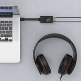  Bộ chuyển USB ra Sound(gồm 2 cổng Headphone, 1 cổng MicroPhone) Orico SC2 -dc3123 