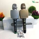  SALF SỐCMICRO KARAOKE YS 92 BLUETOOTH KHÔNG DÂY HỖ TRỢ GHI ÂM ĐỔI GIỌNG - ÂM THANH CỰC CHẤT - BH 06 tháng -dc4283 