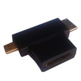  Đầu cắm chuyển đổi MINI HDMI 3 trong 1 từ Micro HDMI sang lỗ cắm HDMI 1.4 tiện dụng -DC935 