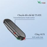  Bộ thu phát âm thanh  bluetooth 2 IN 1thiết bị thu phát âm thanh USB Dongle Bluetooth 5.0 với màn hình LCD 