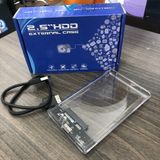  Hộp Đựng Ổ Cứng Di Động Trong Suốt 2.5 Inch chuẩn kết nối usb 3.0 