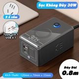  Ổ cắm sạc siêu nhanh cổng Type C USB hỗ trợ sạc không dây cho điện thoại thông minh 30w 60w - dc5171 