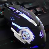  Chuột chuyên game 6D - LED 7 màu FREE WOLF -dc2220 