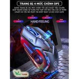  Chuột chơi game máy tính G5 led RGB- chuột Gaming thiết kế 6D, chỉnh được DPI, tương thích pc, laptop, máy bàn -dc4398 