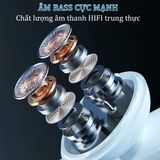  Tai nghe bluetooth không dây X5 tws, lõi kép có mic, chống nước IPX7 âm thanh vòm 9D dock sạc 2000mah -dc4382 