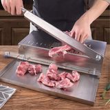  Dao chặt thịt gà inox, máy chặt xương thịt rau củ quả đa năng, thông minh tiện dụng, siêu tiện lợi 