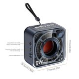  Loa bluetooth mini cầm tay DW12 kiểu dáng dễ thương nhỏ gọn có dây đeo công suất 5W -dc5028 