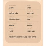  Chuột không dây XUNFOX XYH52 kết nối Bluetooth và 2.4G có đèn led 7 màu cực đẹp 