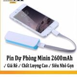  Pin Dự Phòng Mini 2600mAh ✓ Giá Rẻ ✓ Chất Lượng Cao ✓ Siêu Nhỏ Gọn ✓An toàn ✓ Dùng cho mọi loại máy -dc3571 