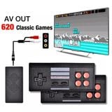  Bộ điều khiển trò chơi điện tử 4 nút máy chơi game cầm tay không dây mini tích hợp 620 trò chơi 8 bit đầu ra AV /HDMI 
