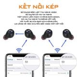  Tai nghe Bluetooth 5.0 cao cấp TWS QCC010✔Chip Qualcomm APTX✔2 Tai nghe kết nối độc lập ✔Chống nước IPX5✔CVC 8.0 -DC4156 
