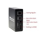  THIẾT BỊ CHUYỂN ĐỔI AV SANG HDMI THÊM CỔNG ÂM THANH FULL HD (ĐEN) DC933 
