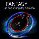  Đĩa , Đế sạc nhanh không dây QI 5W Fantasy -dc2585 