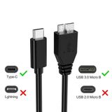  Cáp USB type C sang Micro B tốc độ truyền dữ liệu nhanh dài 2m -dc4803 