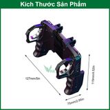  Tay cầm chơi game k21 - kèm nút bấm cho game PUBG, ROS, Free Fire..gắn điện thoại tiện lợi -dc3962 