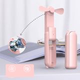  Quạt mini cầm tay đa năng kèm pin sạc dự phòng tiện dụng , Quạt tích điện mini tiện lợi HZ001 pin 1200mAh -dc4772 