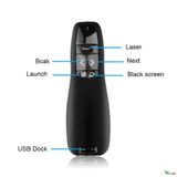  Bút laser trình chiếu không dây R400 2.4GHZ USB -dc740 