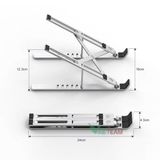  Giá đỡ laptop có thể gấp gọn, chỉnh độ cao và tản nhiệt S400 hãng WIWU Cho Macbook Air Pro Dell Xps Hp Lenovo -dc4267 