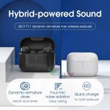  Tai nghe Bluetooth QCY T11 4 micro siêu đàm thoại Bluetooth 5.0 TWS True Wireless chống nước, mồ hôi IPX5 
