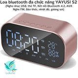  Loa bluetooth đa chức năng YAYUSI S2 ,nghe nhạc USB ,soi gương ,  thẻ tf, Kết nối bluetooth 4.2, aux , nghe fm 